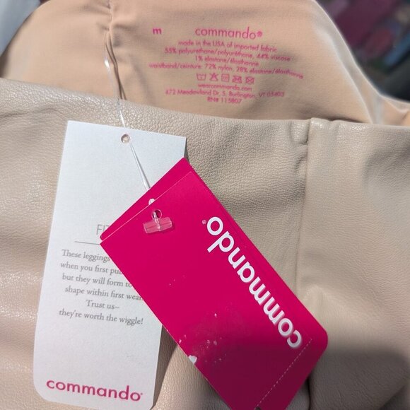 NWT Commando | Faux Leather Legging In Sand - Picture 5 of 10